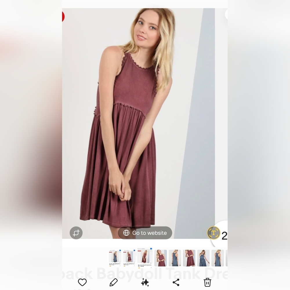#226. Pol Sundress Women Babydoll Dress. - Picture 2 of 8